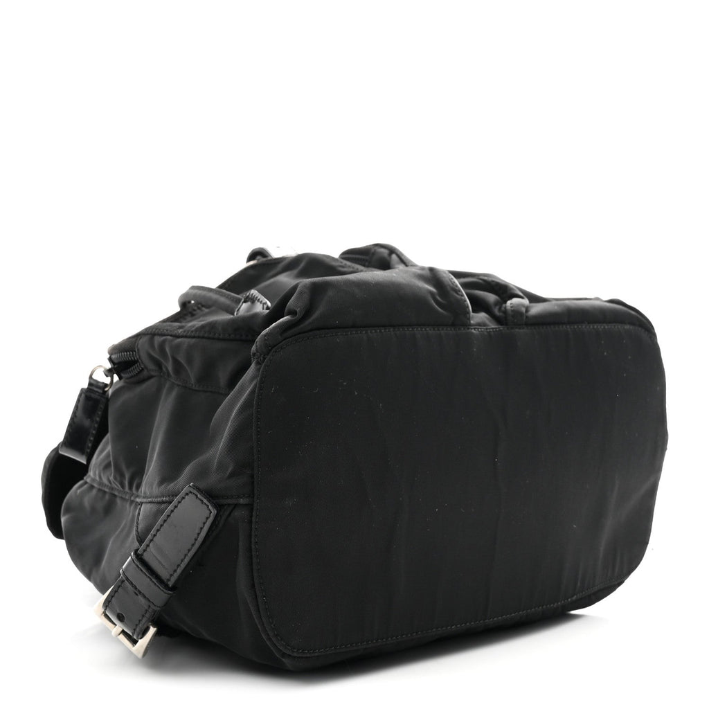 Nylon Vela Medium Backpack Black