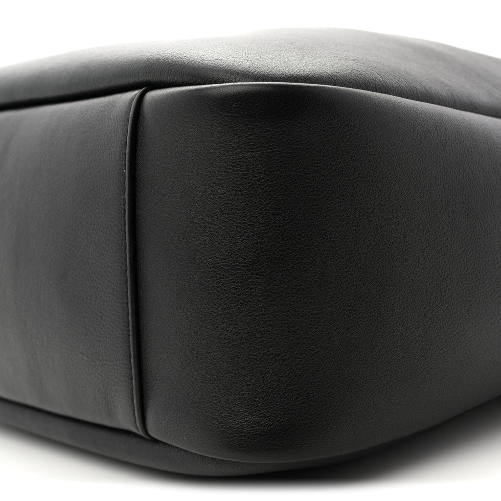 Smooth Calfskin Large Le 5 A 7 Soft Hobo Black