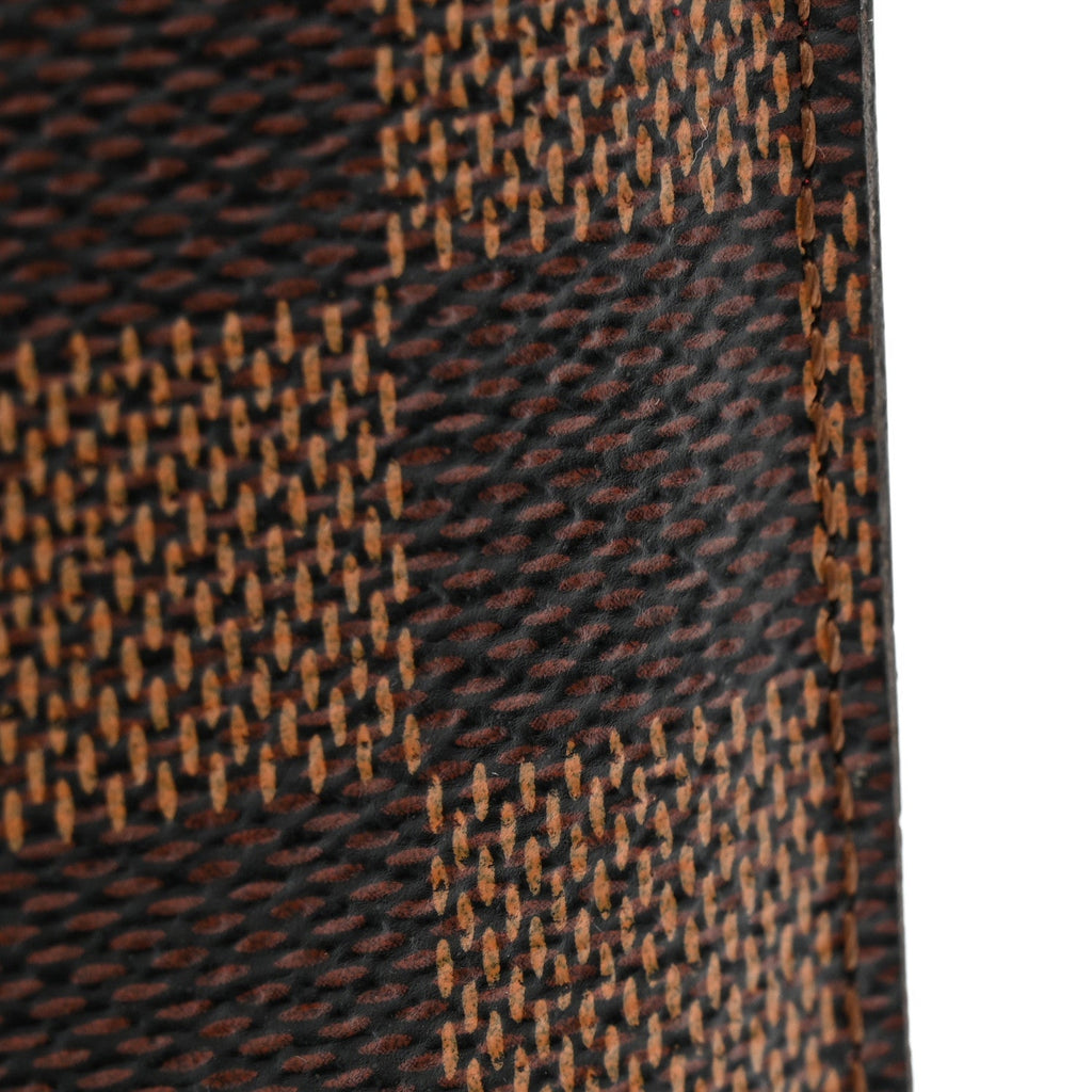 Damier Ebene Josephine Wallet Red