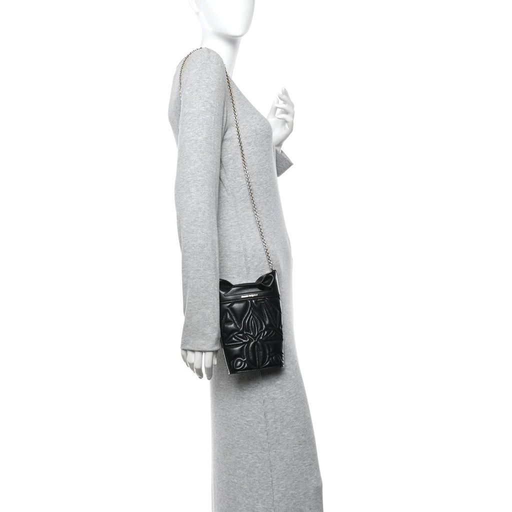 Calfskin Mini The Bow Bag Black