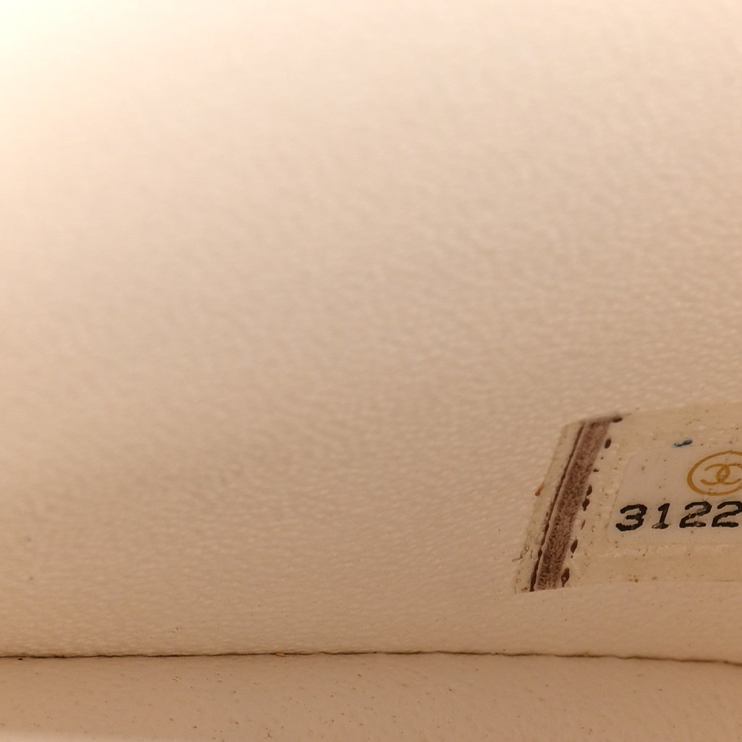 Lambskin Quilted Mini Rectangular Flap White