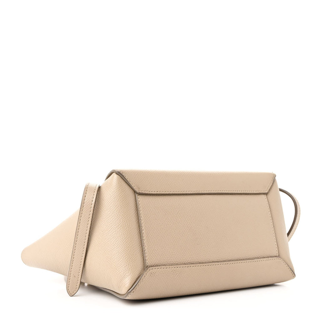 Grained Calfskin Nano Belt Bag Light Taupe