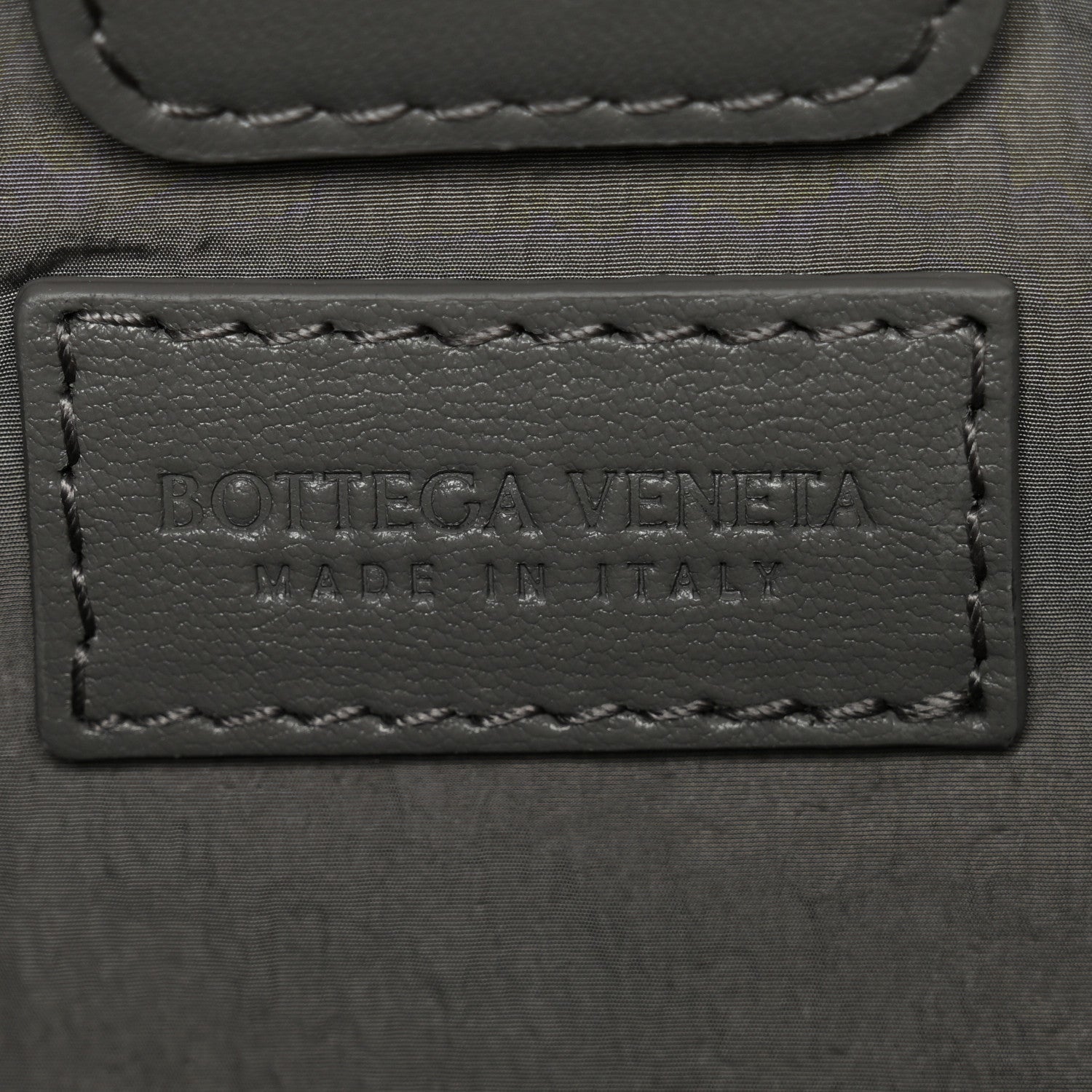 Nappa Intrecciato Dustbag Notte Shoulder Bag Basalt