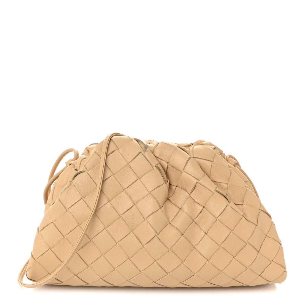 Nappa Intrecciato The Mini Pouch Almond