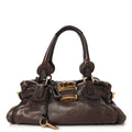 Calfskin Medium Paddington Satchel Chocolate