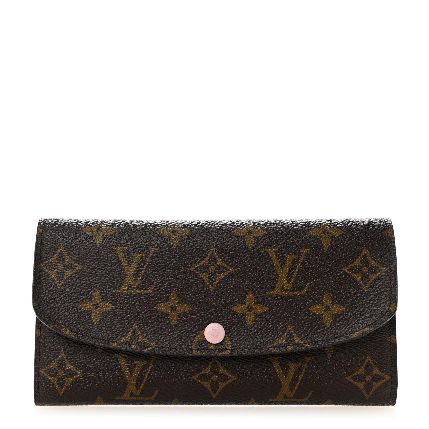 Monogram Emilie Wallet Rose Ballerine