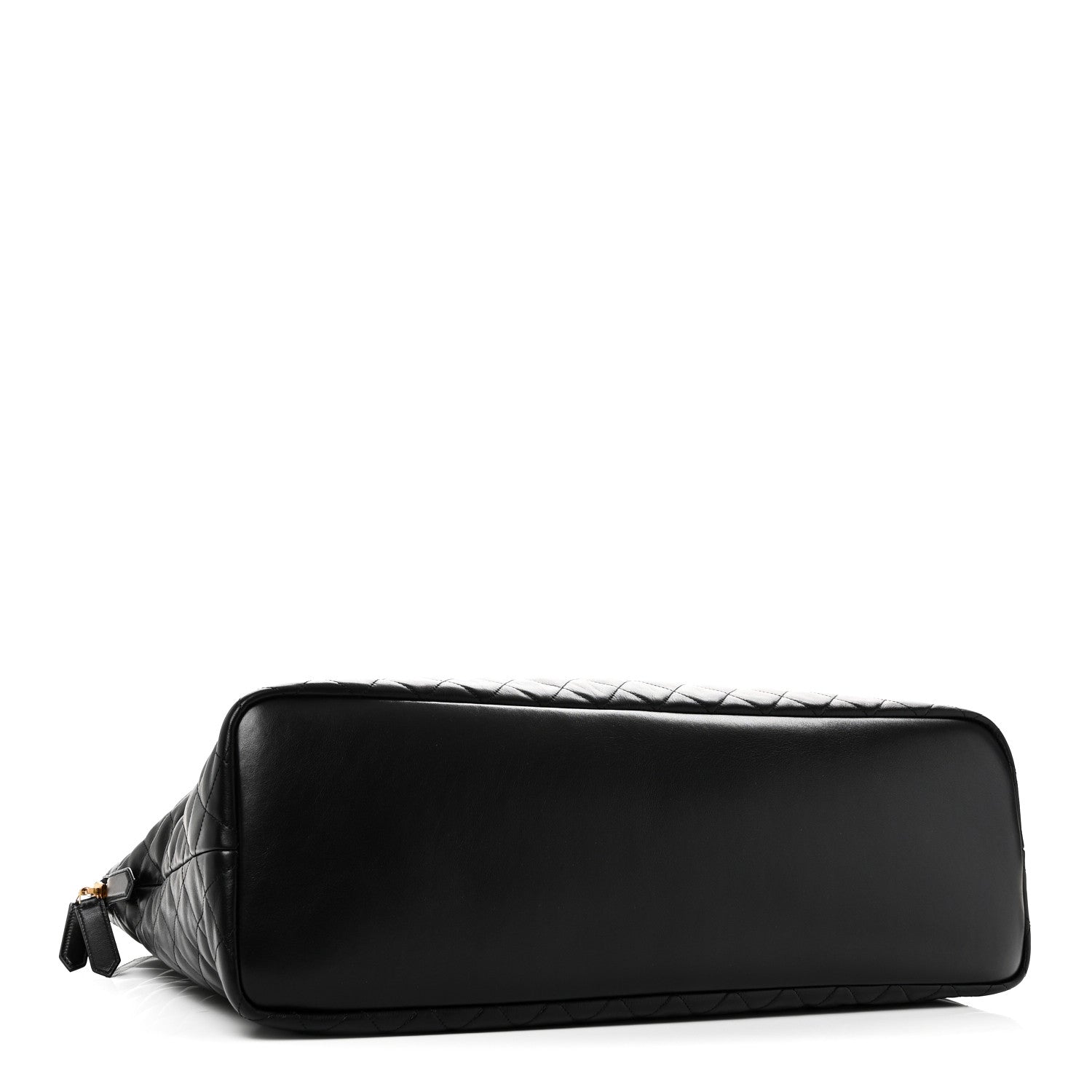 Calfskin Quilted ES Giant Travel Bag Black
