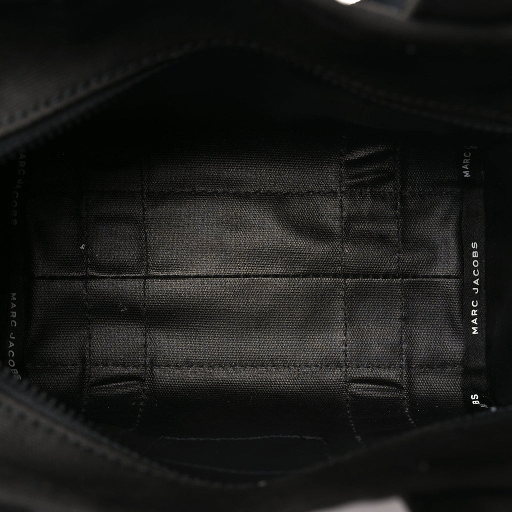 Cotton Canvas Small The Traveler Tote Bag Black