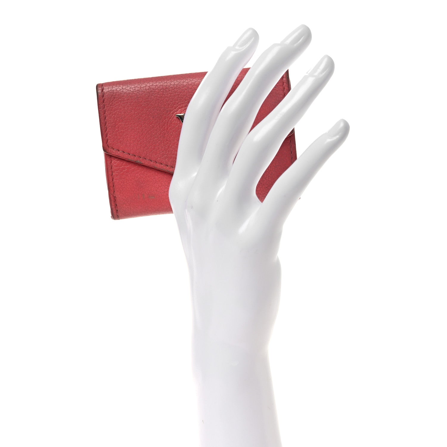 Calfskin Lockmini Wallet Hot Pink