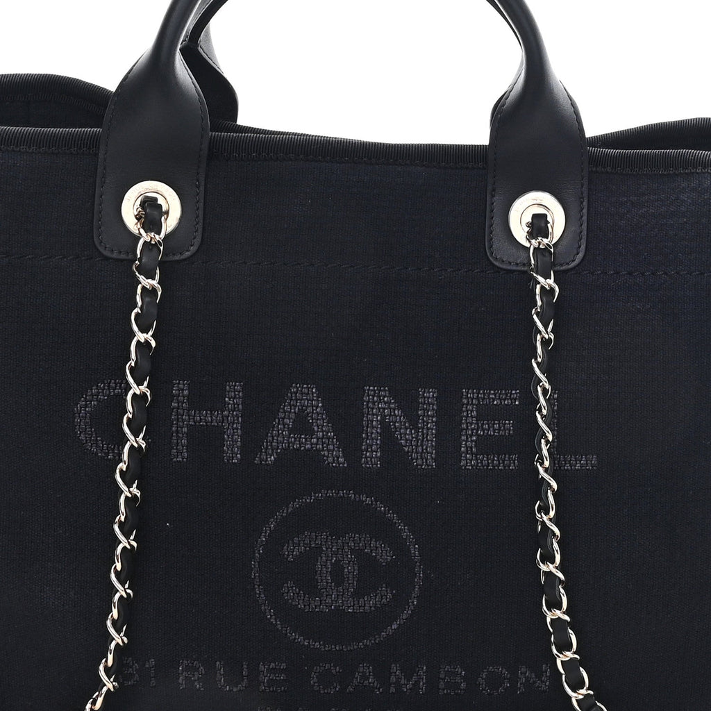 Mixed Fibers Small Deauville Tote Black