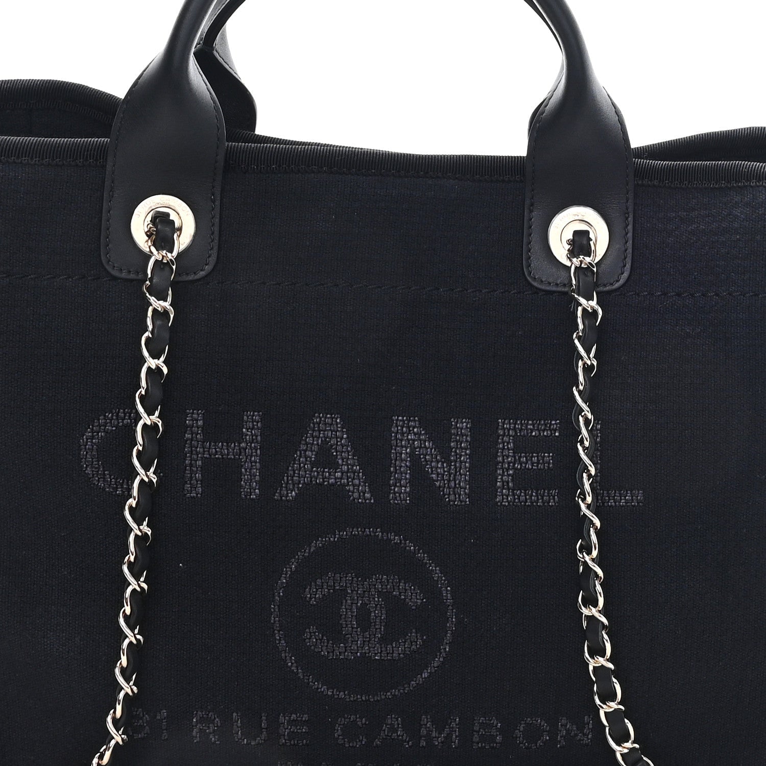 Mixed Fibers Small Deauville Tote Black