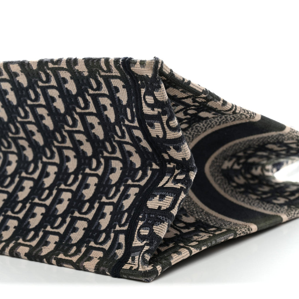 Oblique Medium Book Tote Blue Multicolor