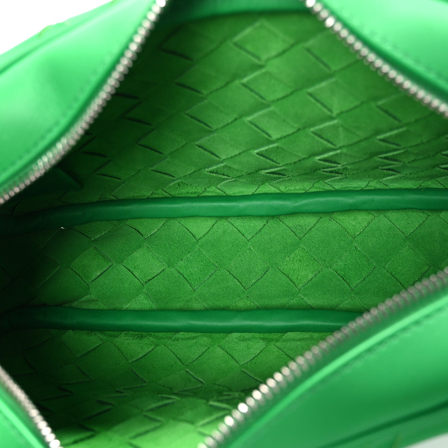 Calfskin Intrecciato Small Camera Bag Parakeet