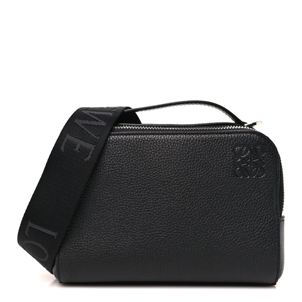 Soft Grained Calfskin Mini Camera Bag Black