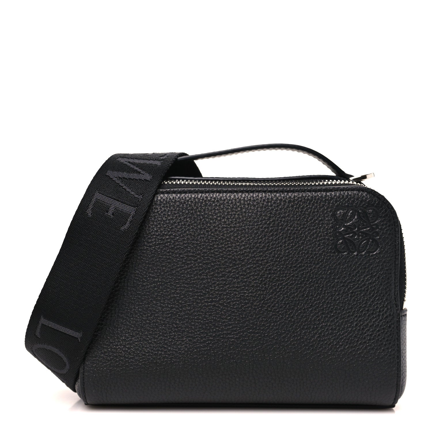Soft Grained Calfskin Mini Camera Bag Black