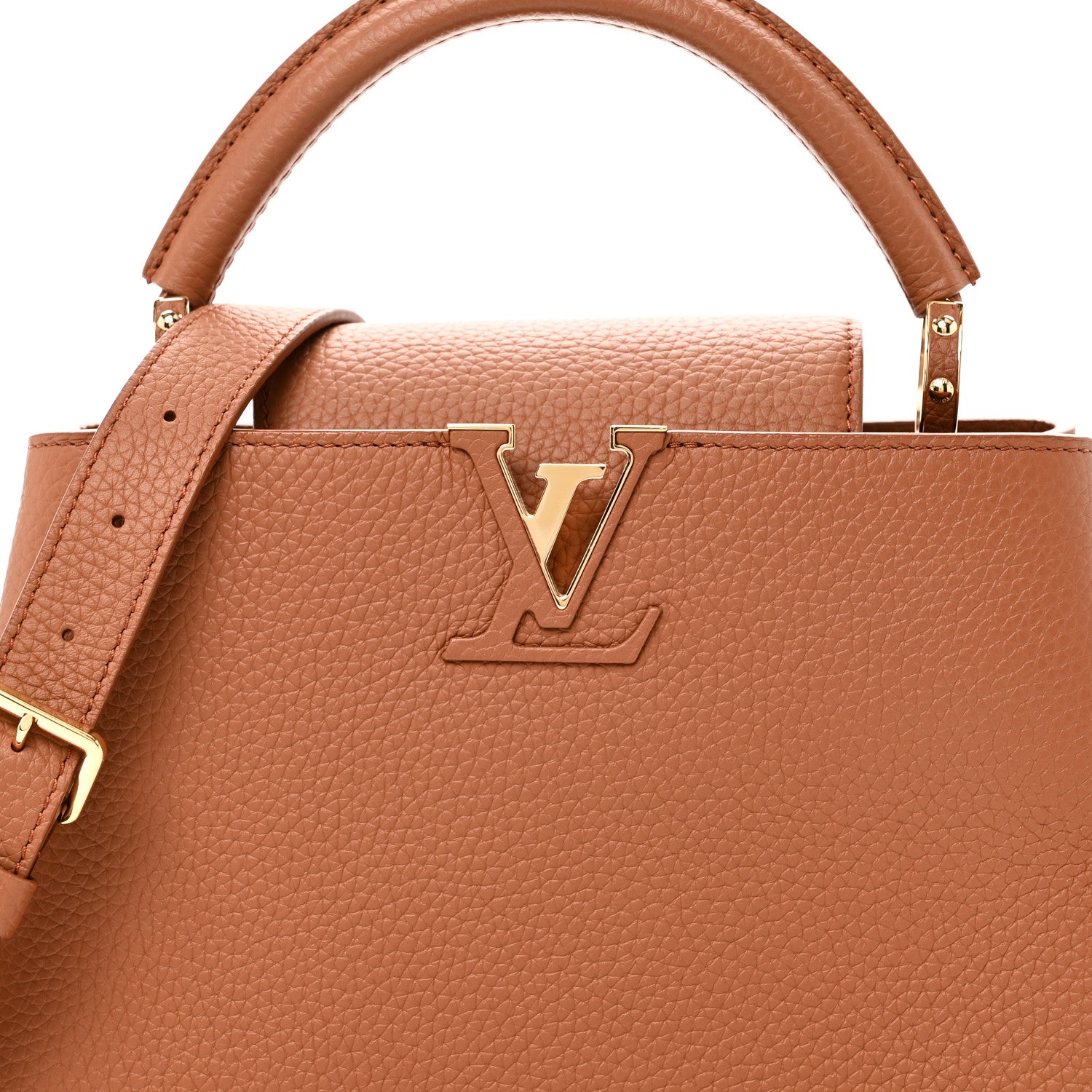 Taurillon Capucines BB Tan