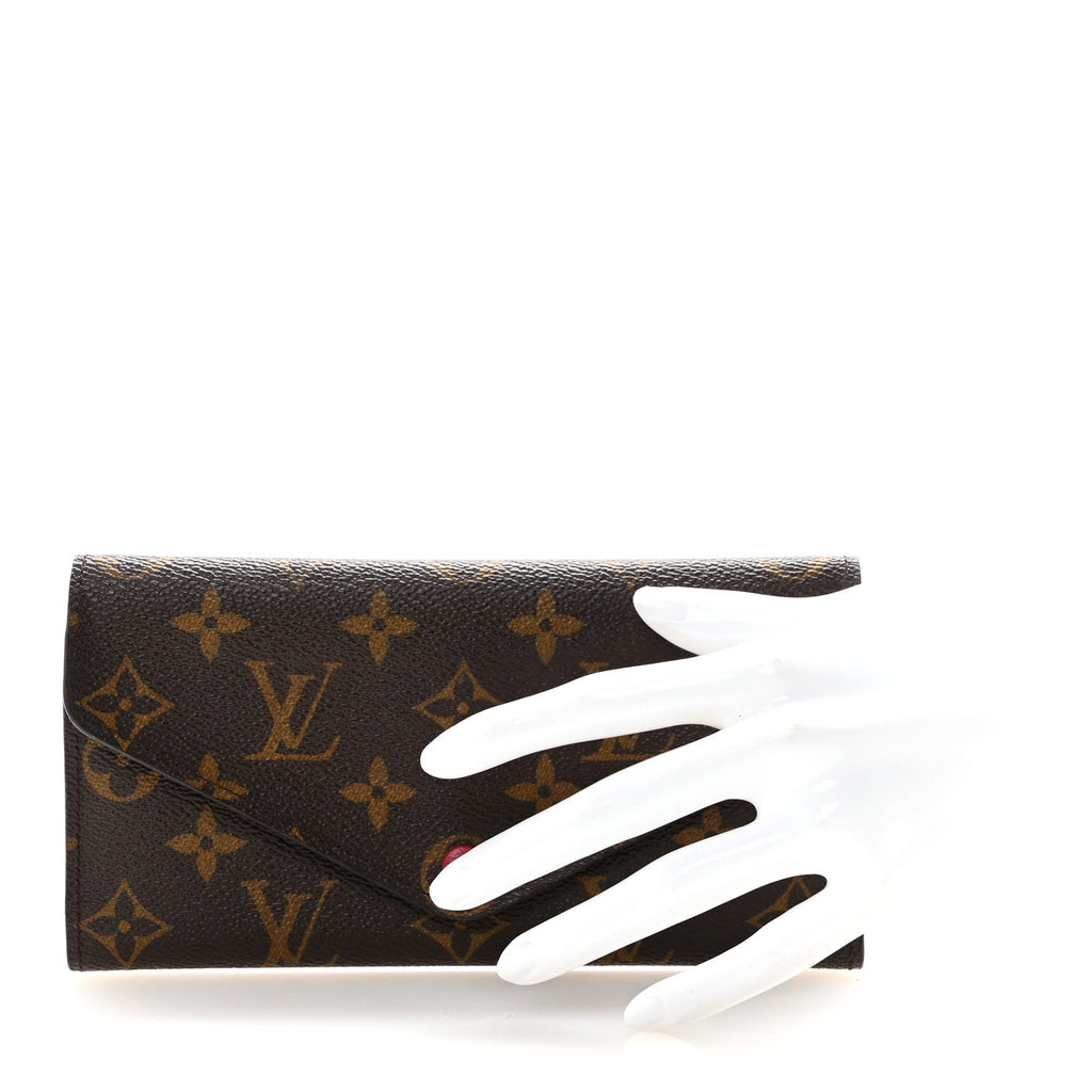 Monogram Josephine Wallet Fuchsia