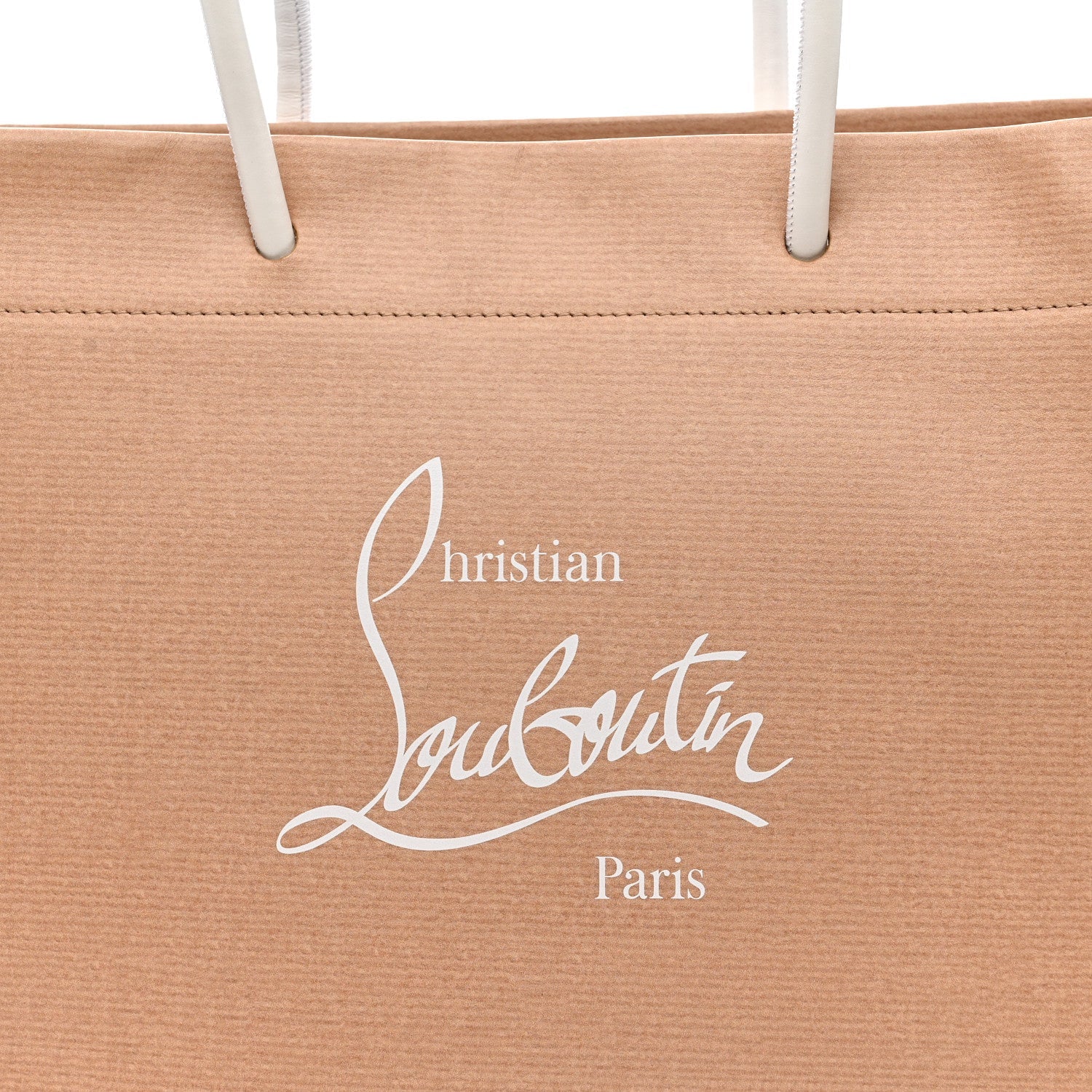 Calfskin Kraftilou Logo Tote