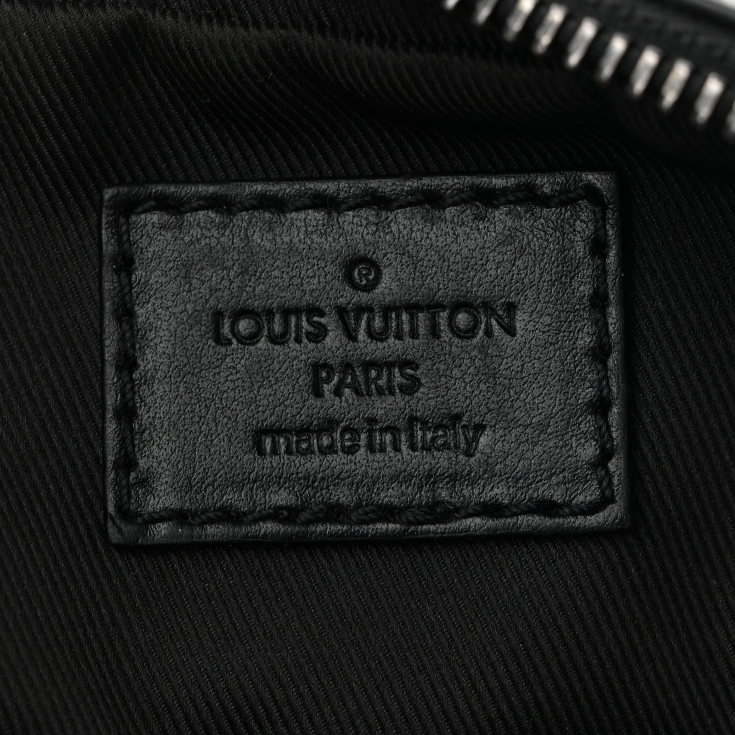 Calfskin Monogram Shadow Danube PM Black