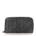 Ayers Intrecciato Ayers Zip Around Wallet Blue