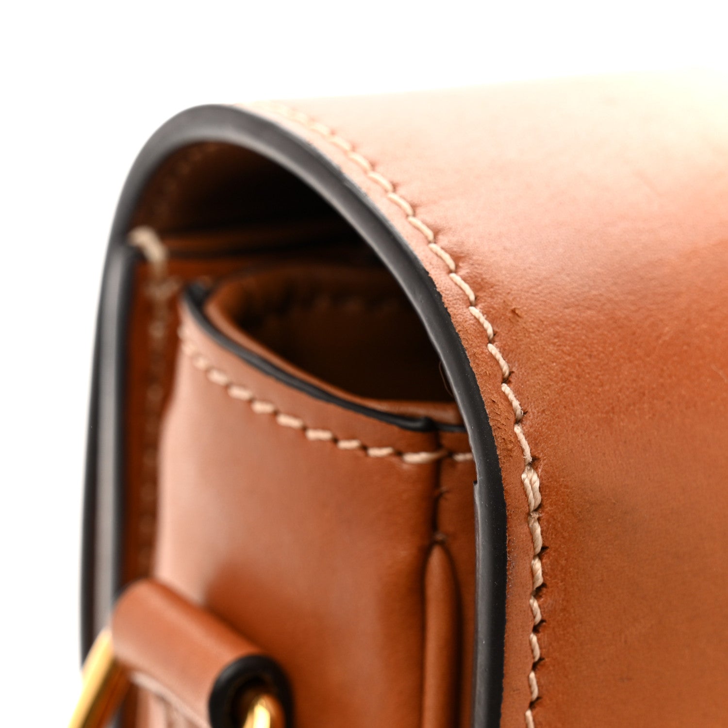 Natural Calfskin Medium Triomphe Tan