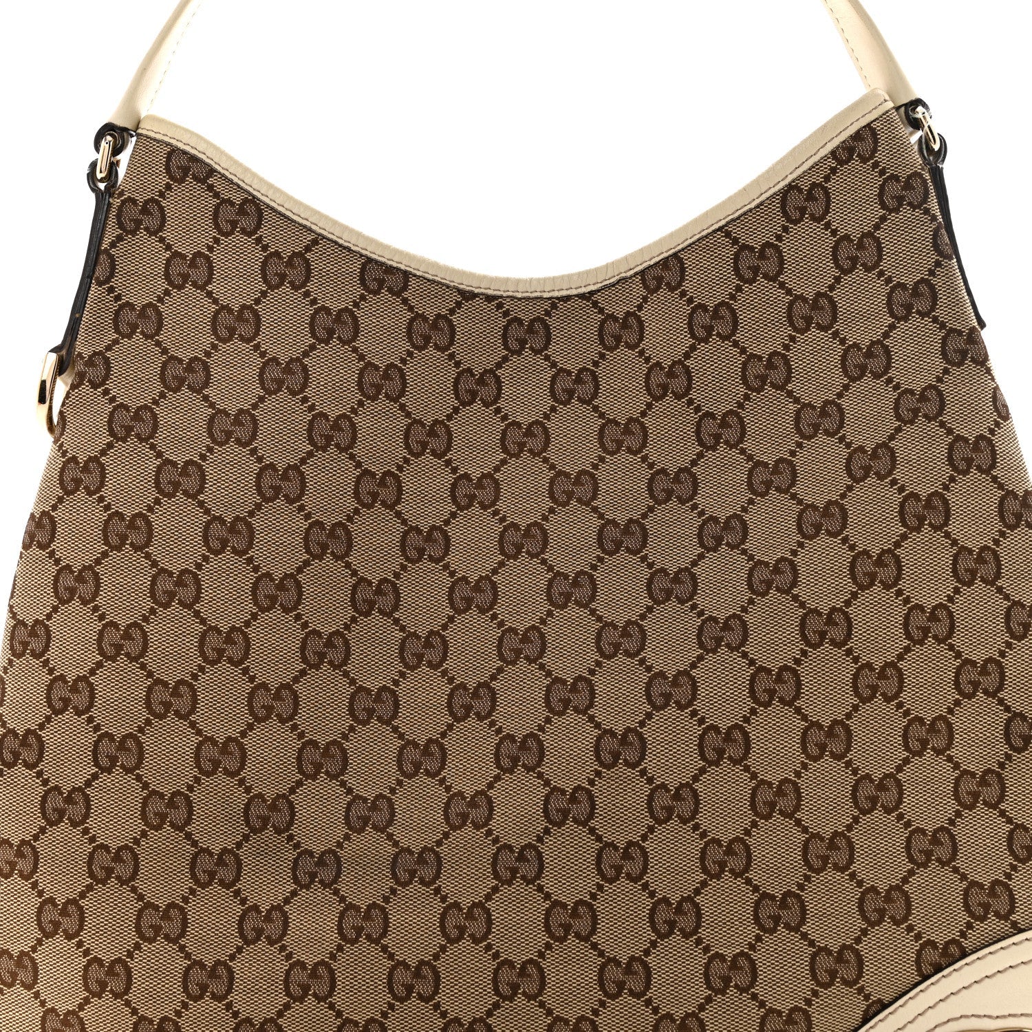 Monogram Medium New Britt Hobo Off White