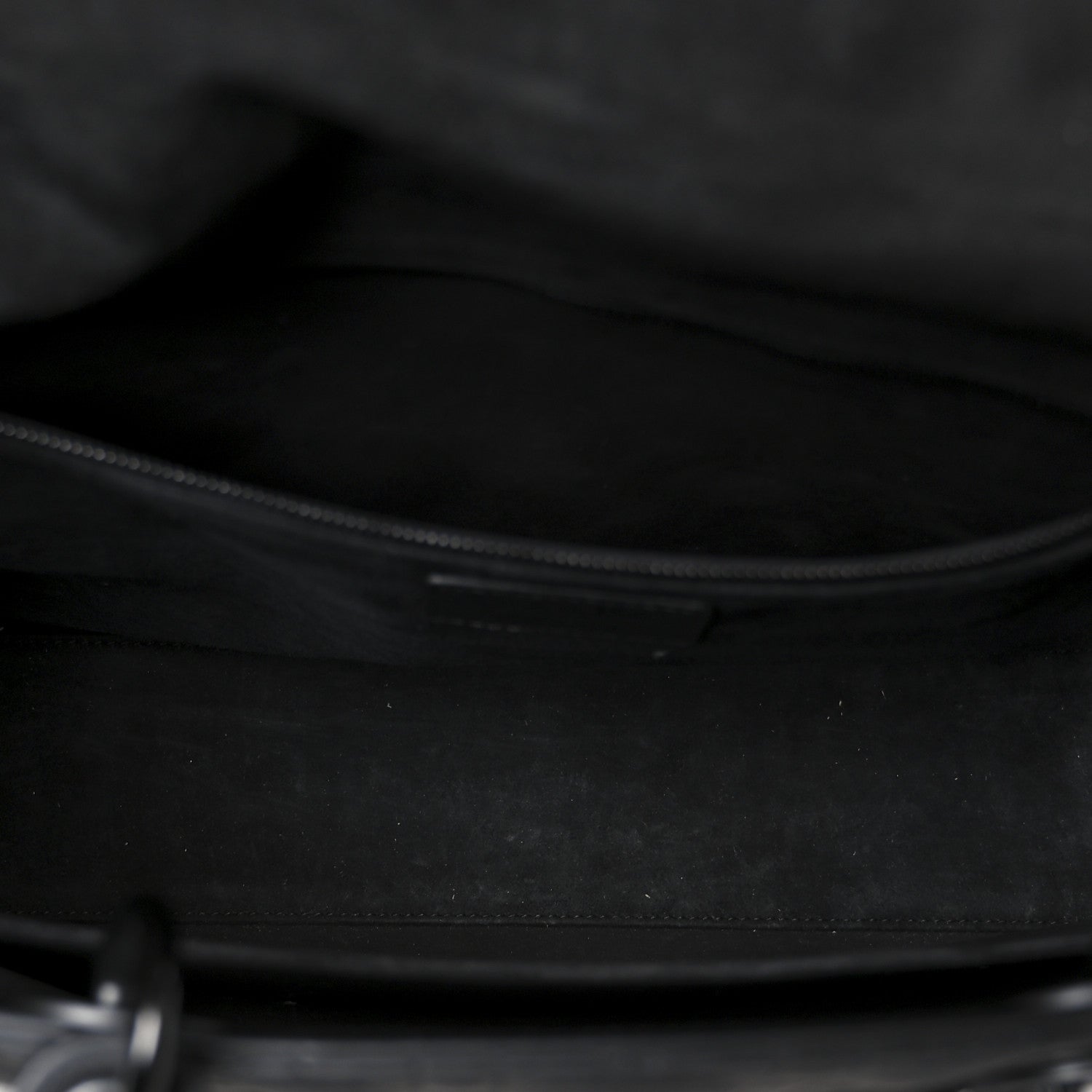 Ultra Matte Calfskin Cannage Large Lady Dior Black