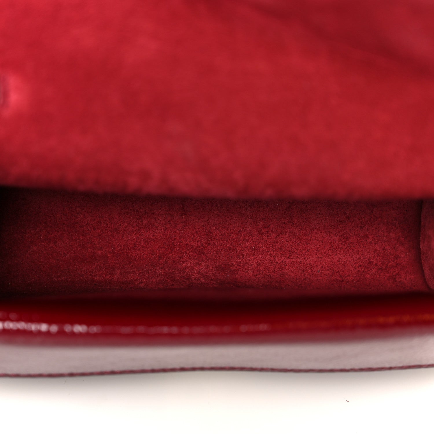 Crinkled Patent Mini Dionysus Shoulder Bag Rosso Ancora Red