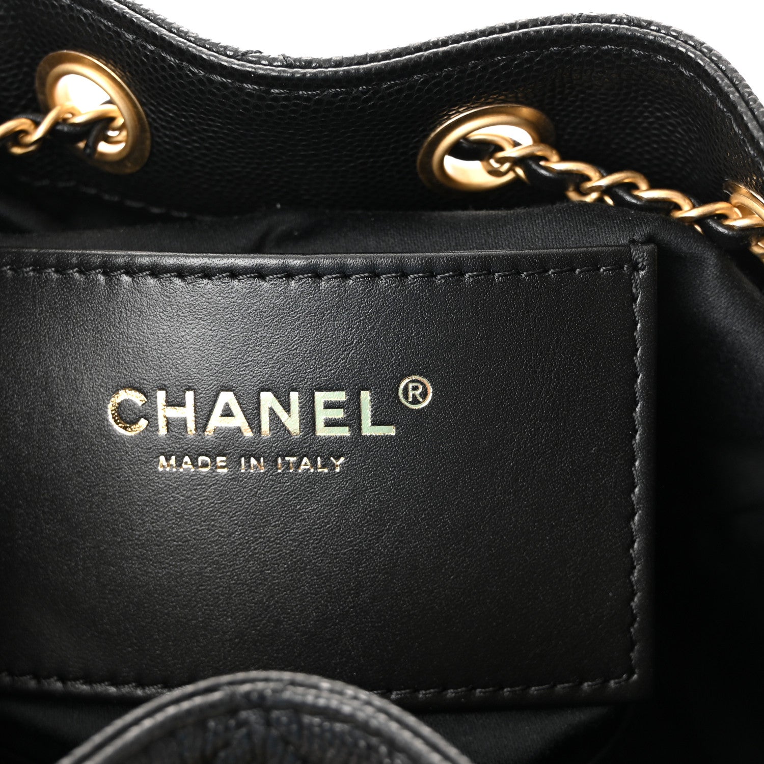 Caviar Quilted Mini Chanel 25 Handbag Black