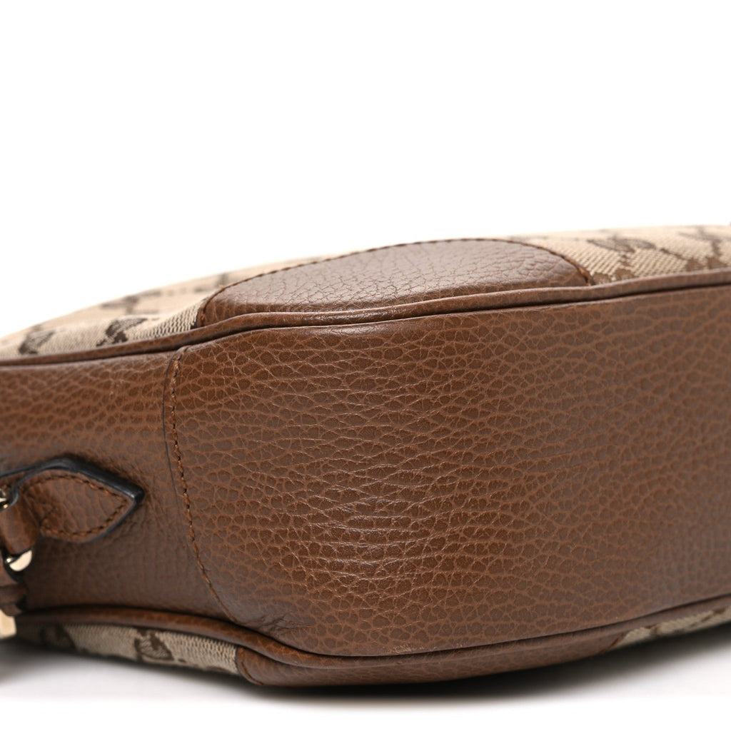 Monogram Mini Bree Messenger Bag Beige Tabacco