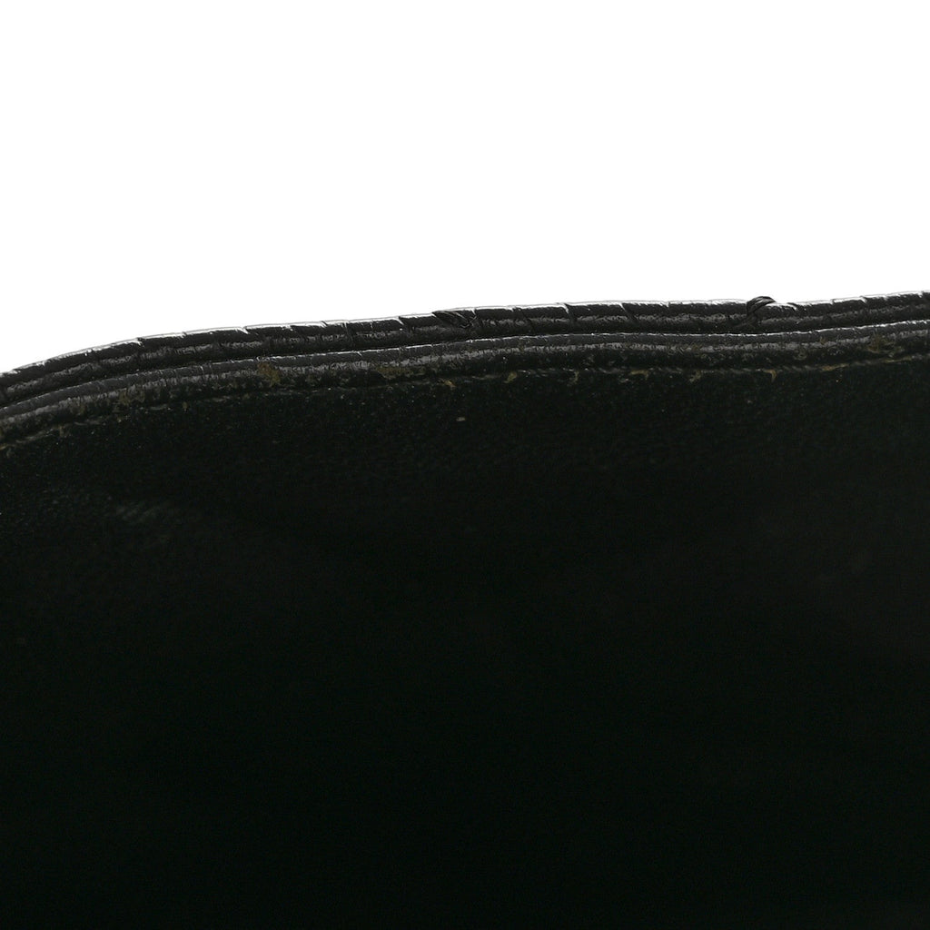 Caviar Quilted Medallion Tote Black