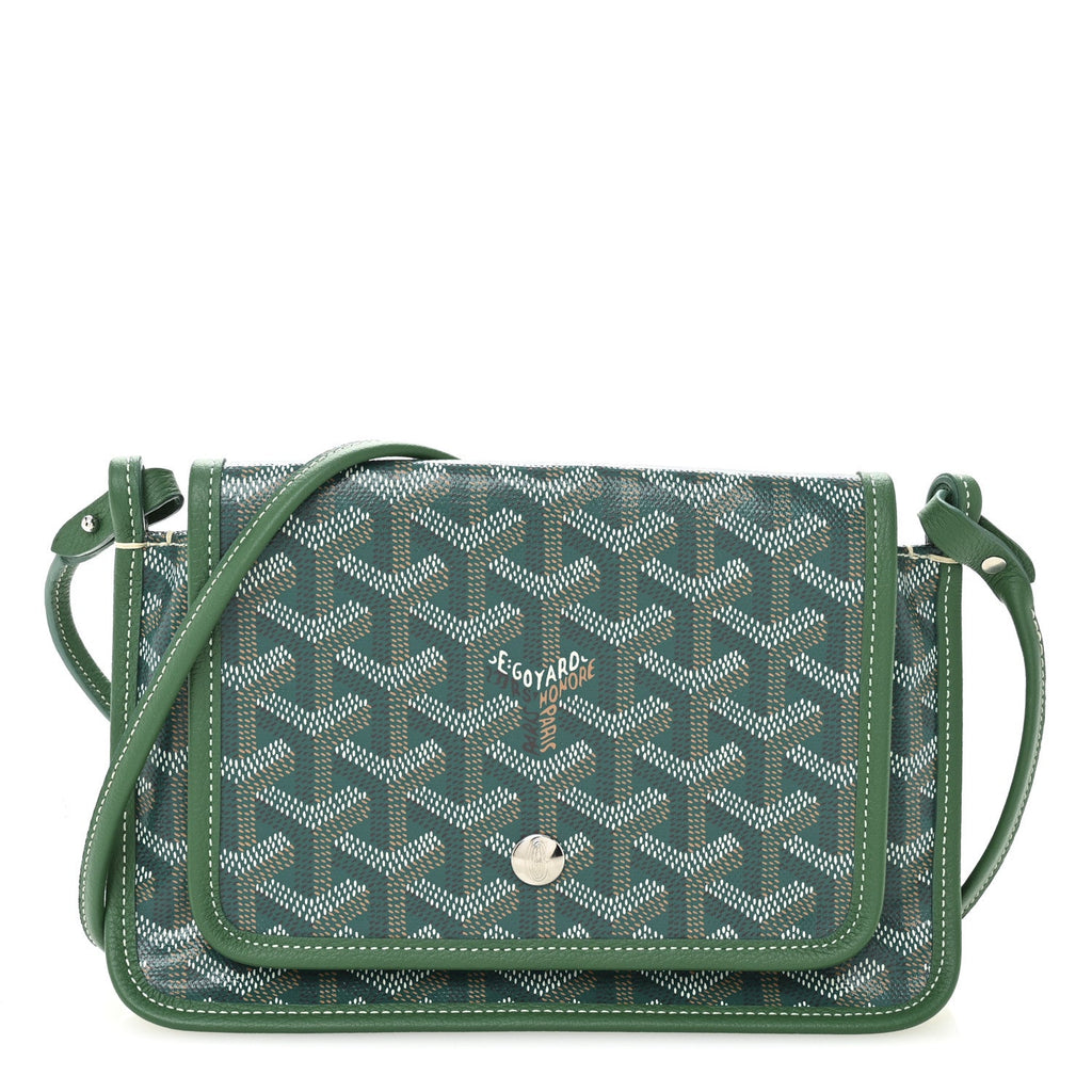 Goyardine Plumet Wallet Clutch Green