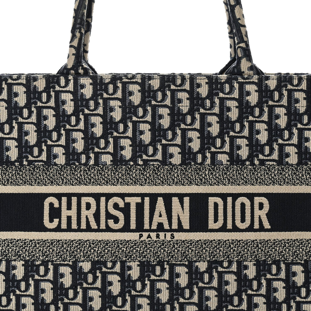 Oblique Medium Book Tote Blue Multicolor
