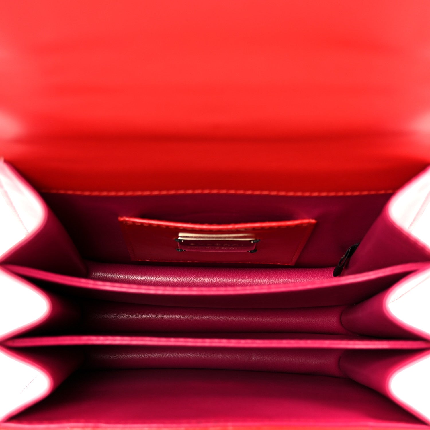 Calfskin Serpenti Forever Top Handle Red