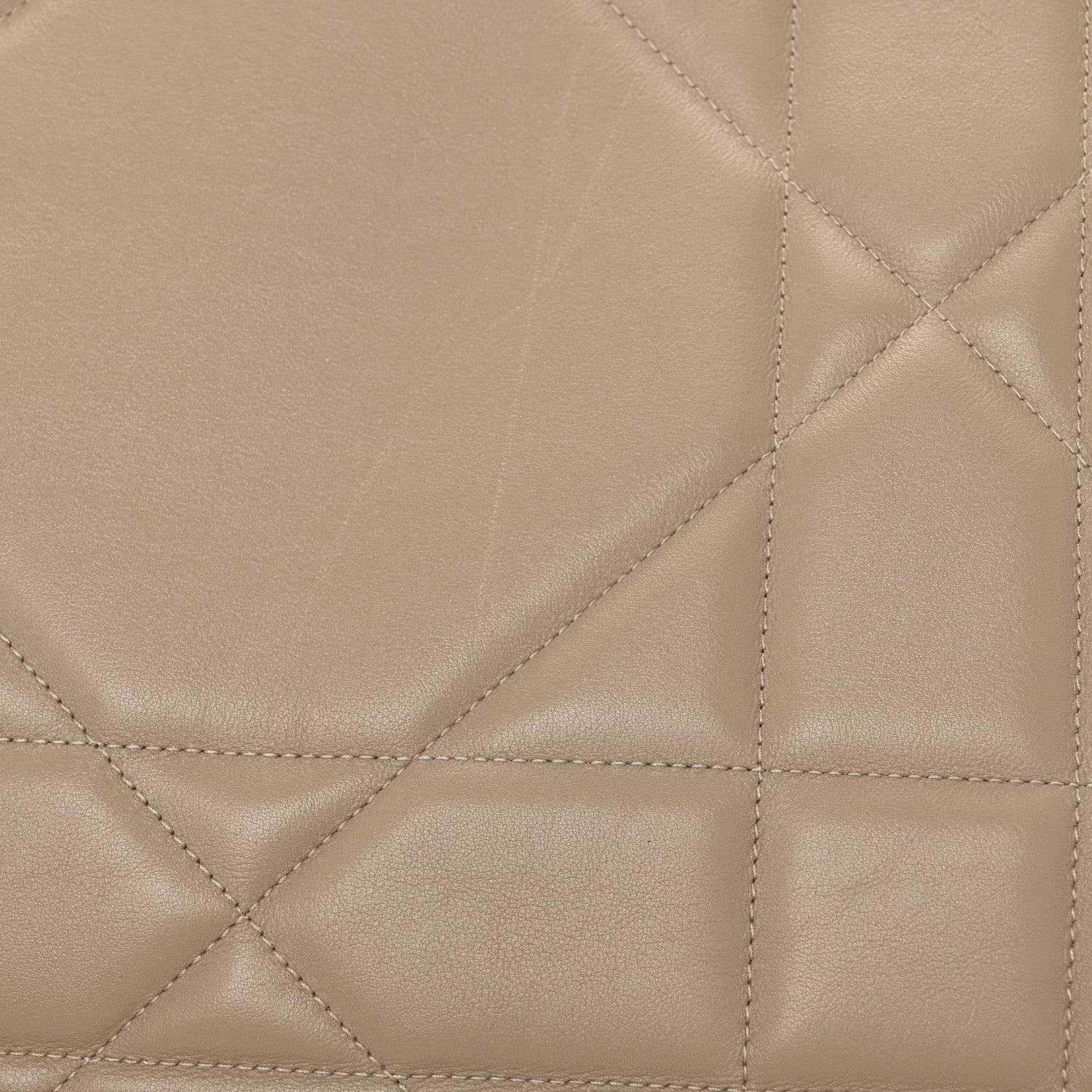 Calfskin Archicannage Medium Essential Tote Beige