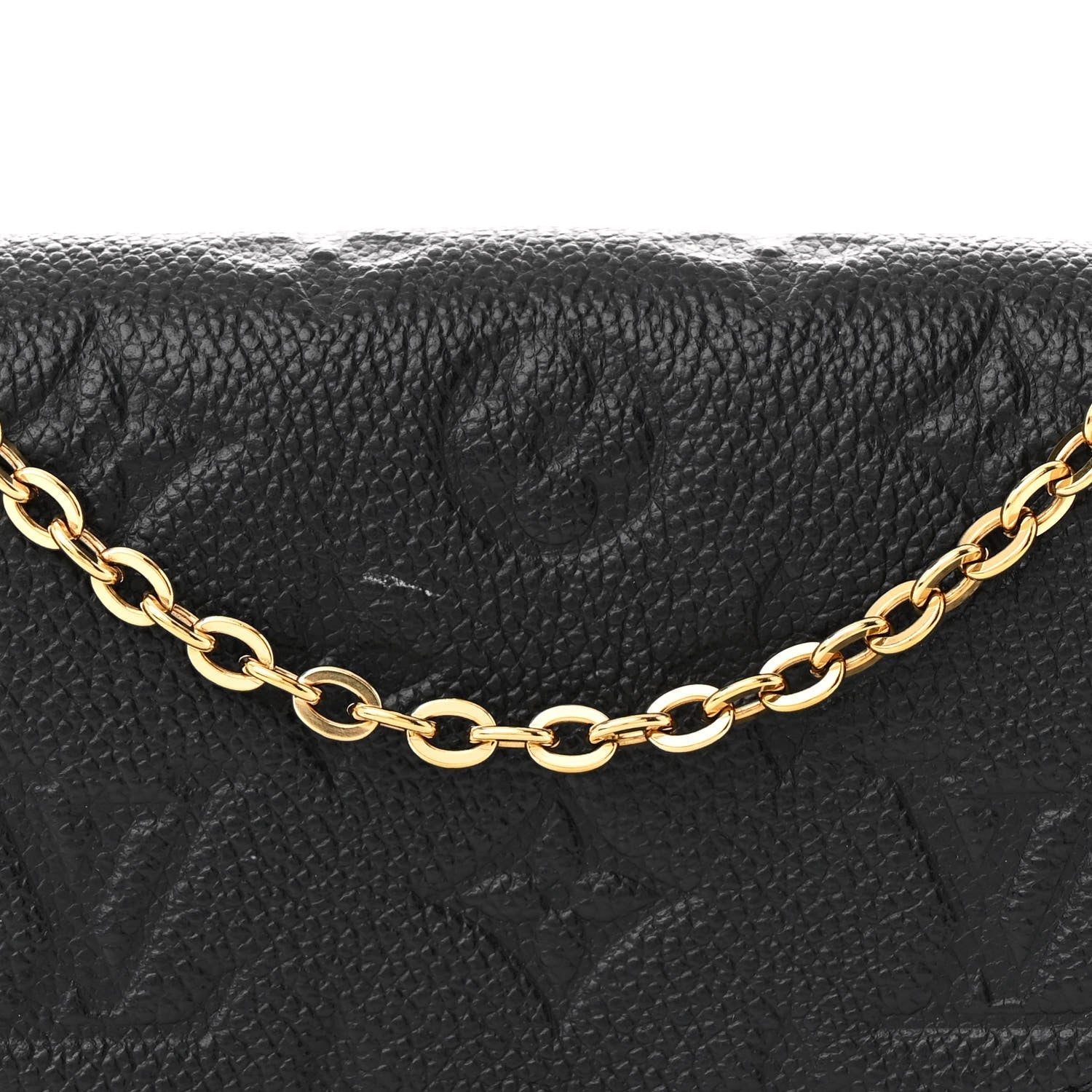 Empreinte Pochette Felicie Chain Wallet Black