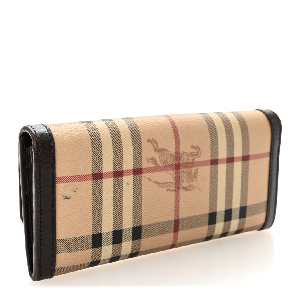 Haymarket Check Wallet Chocolate