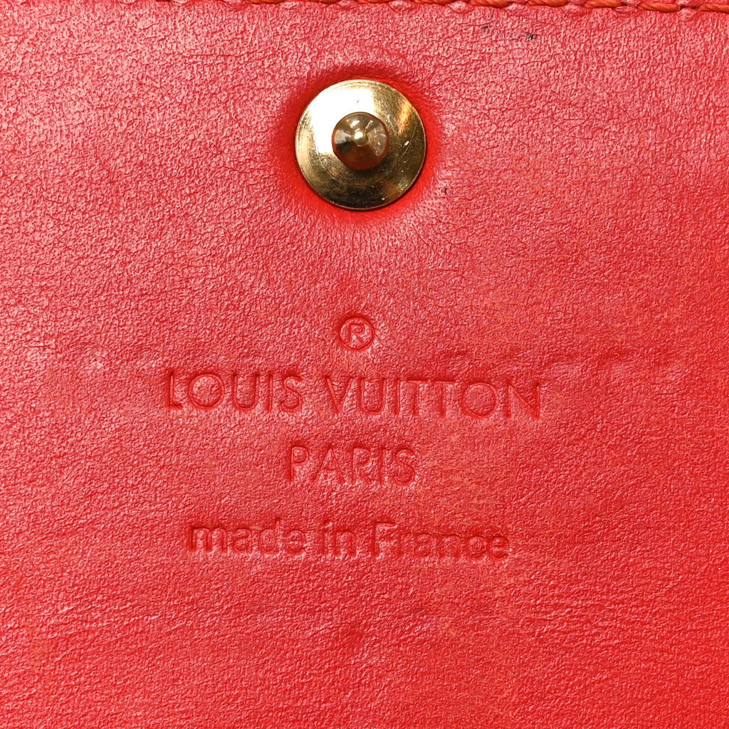Vernis Sarah Wallet Rouge Grenadine