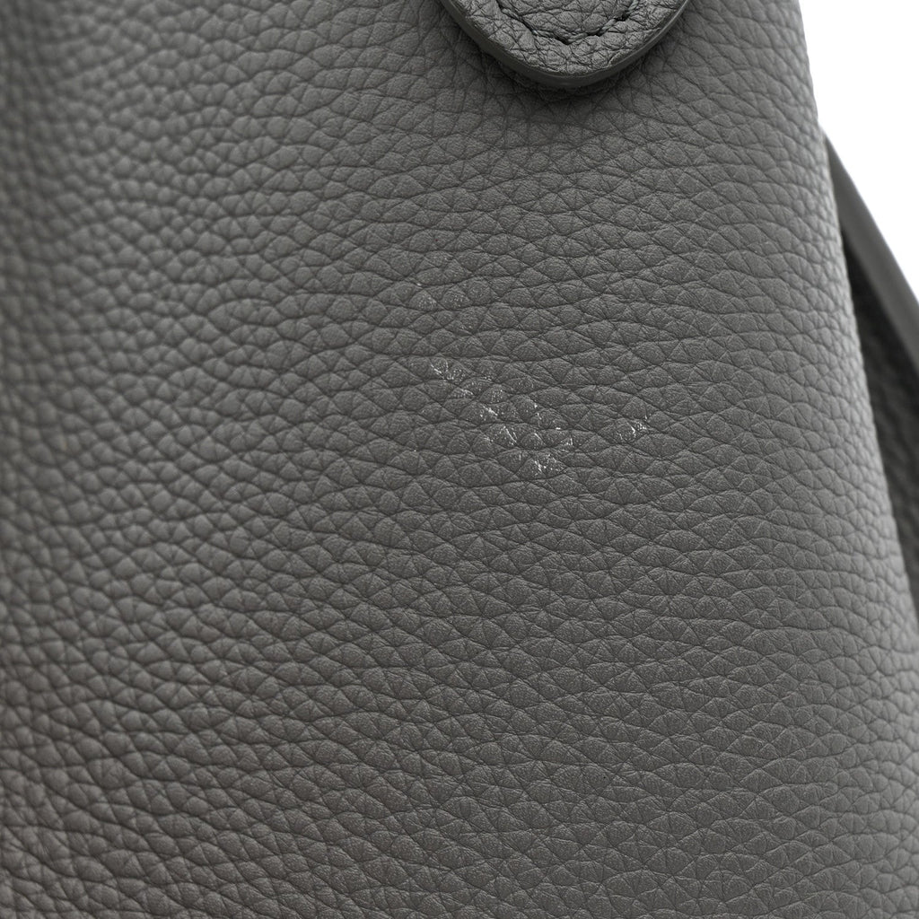Baby Drummed Calfskin Micro Luggage Kohl