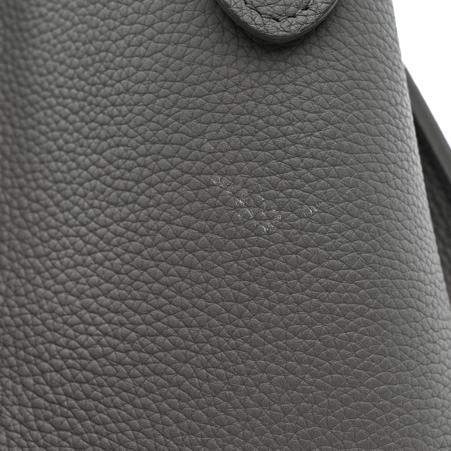 Baby Drummed Calfskin Micro Luggage Kohl