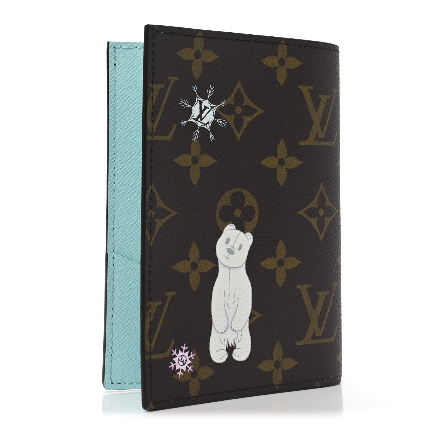 Monogram 2025 Christmas Animation Passport Cover Azur Frost