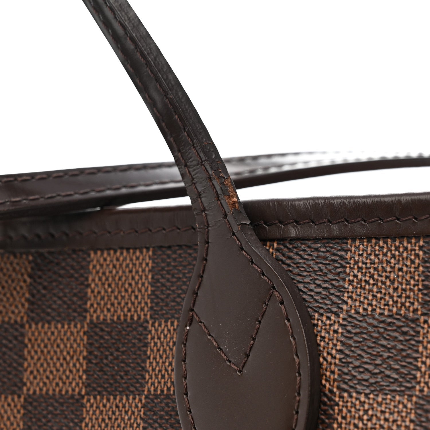 Damier Ebene Neo Neverfull MM Rose Ballerine