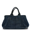 Denim Logo Tote Avio