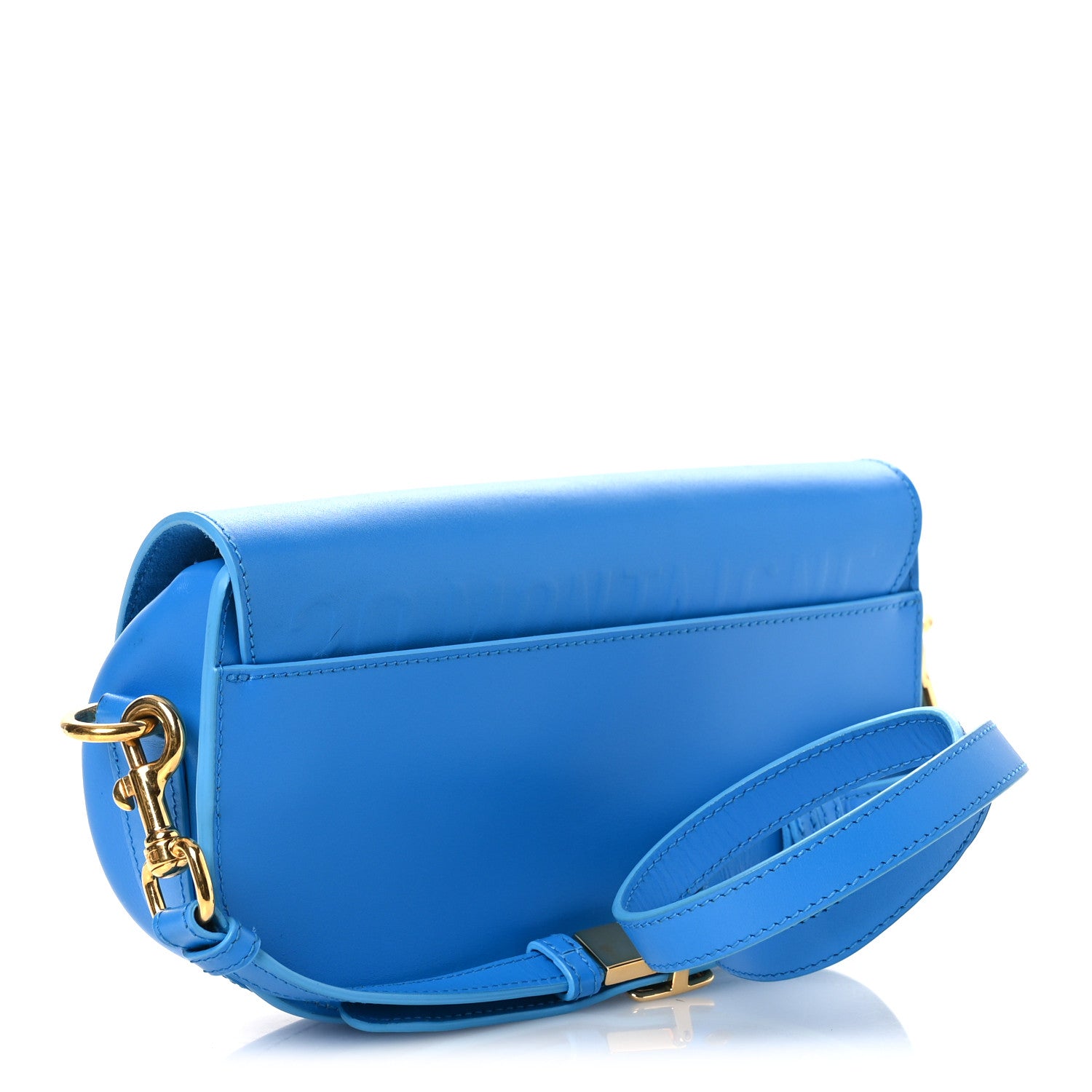 Box Calfskin East West Bobby Bag Reef Blue