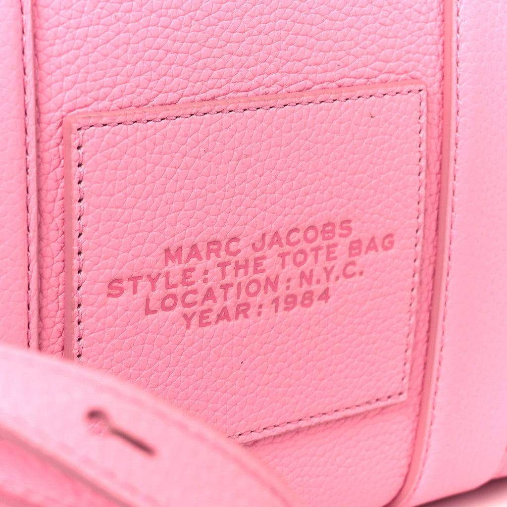 Grained Calfskin Medium The Tote Bag Fluro Candy Pink
