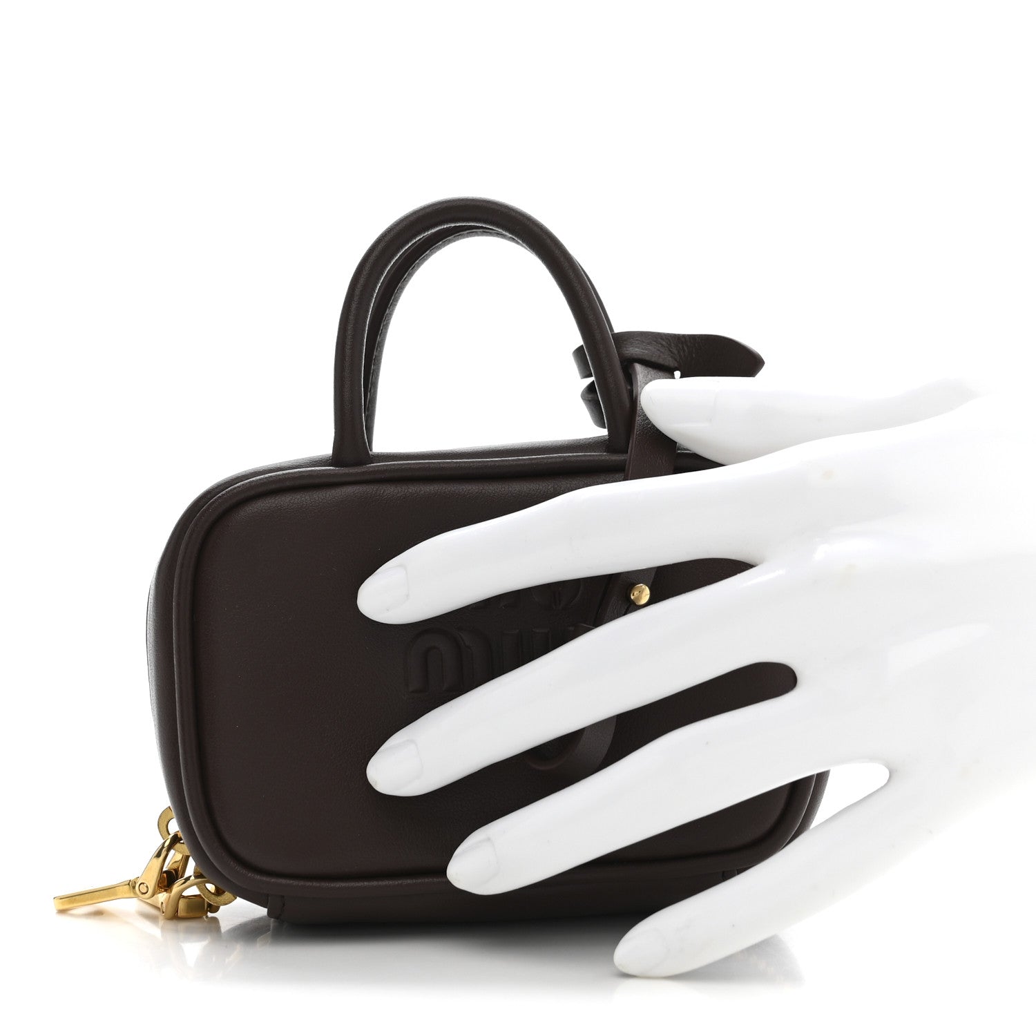 Calfskin Beau Micro Bag Briarwood