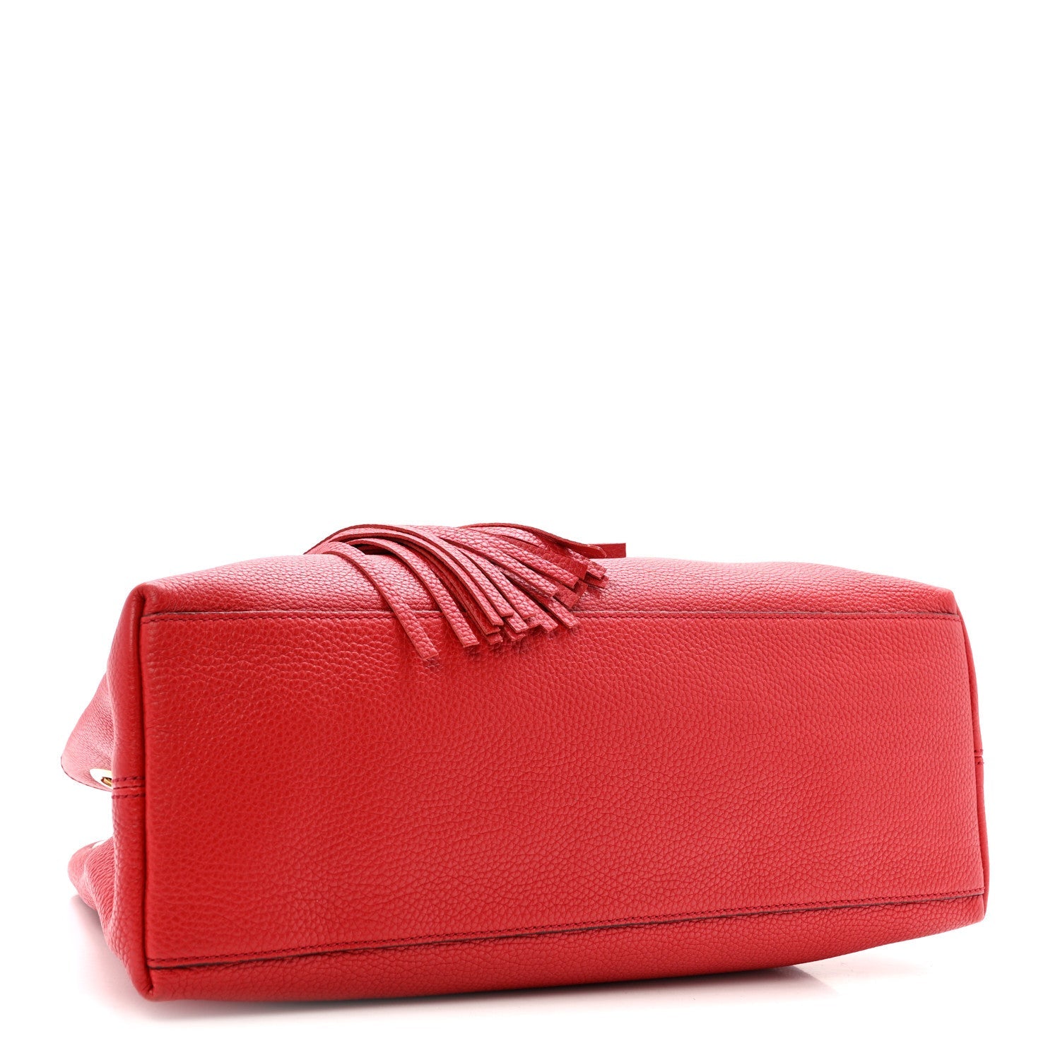 Cellarius Calfskin Medium Soho Chain Shoulder Bag Vibrant Red
