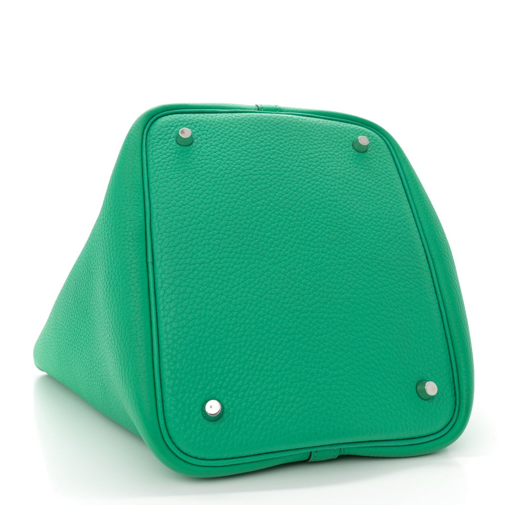 Taurillon Clemence Swift Eclat Picotin Lock 22 MM Menthe Vert Bosphore