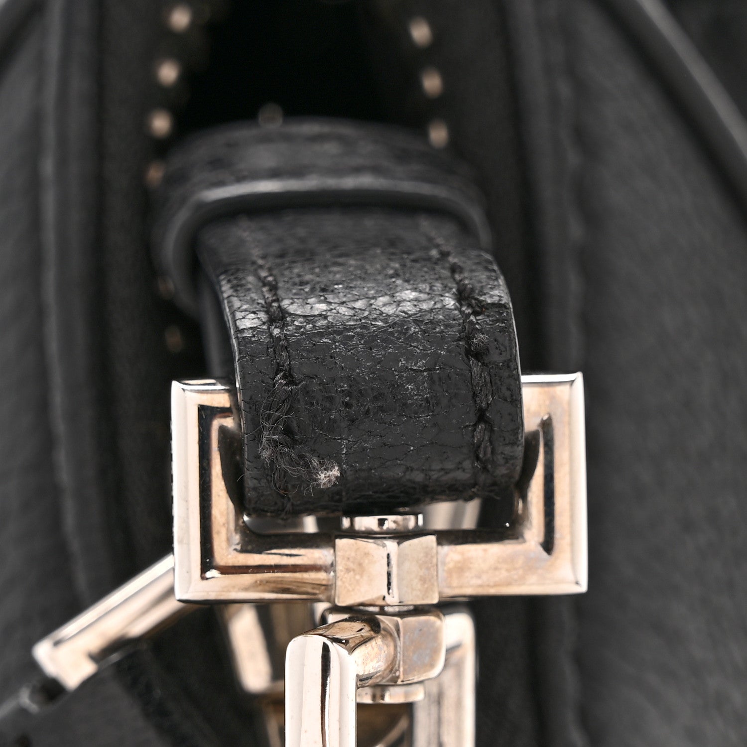Sugar Goatskin Mini Antigona Black