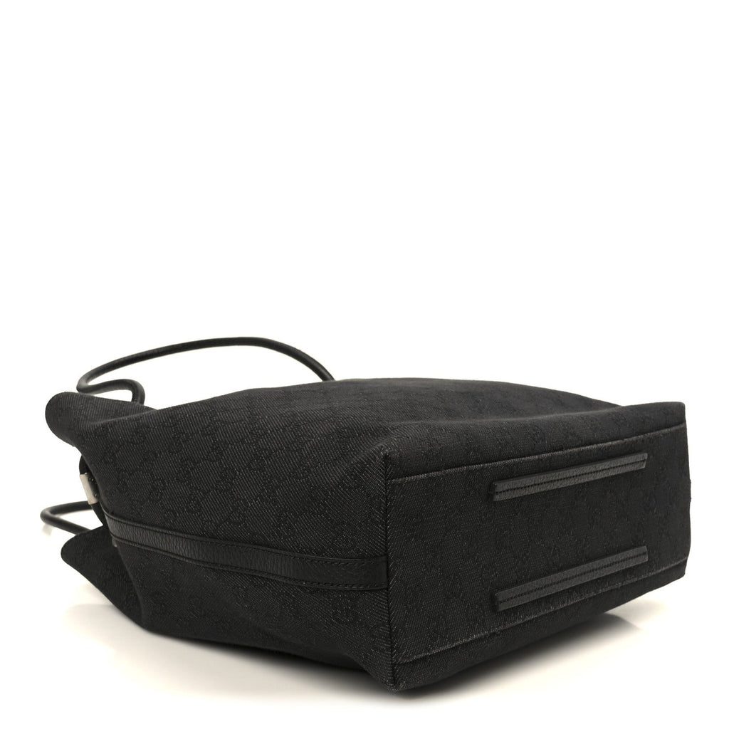 Canvas Monogram Gifford Shopping Tote Black